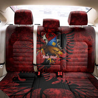 Personalized Kosova Albanian Roots Back Car Seat Cover Kosova Albanian Eagle Flag - Wonder Print Shop