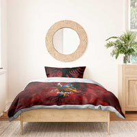 Personalized Kosova Albanian Roots Bedding Set Kosova Albanian Eagle Flag - Wonder Print Shop