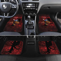 Personalized Kosova Albanian Roots Car Mats Kosova Albanian Eagle Flag - Wonder Print Shop