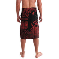 Personalized Kosova Albanian Roots Lavalava Kosova Albanian Eagle Flag - Wonder Print Shop