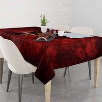 Personalized Kosova Albanian Roots Tablecloth Kosova Albanian Eagle Flag - Wonder Print Shop