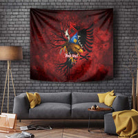 Personalized Kosova Albanian Roots Tapestry Kosova Albanian Eagle Flag - Wonder Print Shop