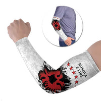 Personalized Kosova E Lire Arm Sleeves Kosova Albanian Flag - Wonder Print Shop