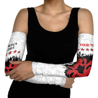Personalized Kosova E Lire Arm Sleeves Kosova Albanian Flag - Wonder Print Shop