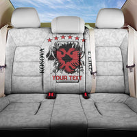 Personalized Kosova E Lire Back Car Seat Cover Kosova Albanian Flag - Wonder Print Shop