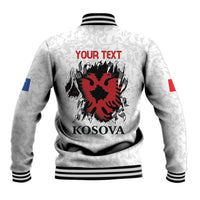 Personalized Kosova E Lire Baseball Jacket Kosova Albanian Flag - Wonder Print Shop