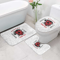 Personalized Kosova E Lire Bathroom Set Kosova Albanian Flag - Wonder Print Shop