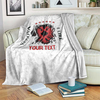 Personalized Kosova E Lire Blanket Kosova Albanian Flag - Wonder Print Shop