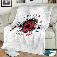 Personalized Kosova E Lire Blanket Kosova Albanian Flag - Wonder Print Shop