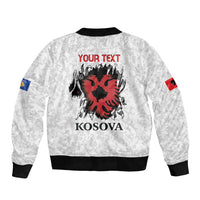 Personalized Kosova E Lire Bomber Jacket Kosova Albanian Flag - Wonder Print Shop