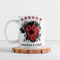 Personalized Kosova E Lire Ceramic Mug Kosova Albanian Flag - Wonder Print Shop