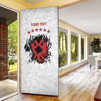 Personalized Kosova E Lire Door Cover Kosova Albanian Flag - Wonder Print Shop