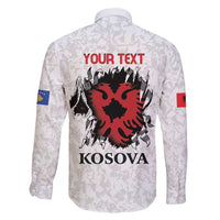 Personalized Kosova E Lire Family Matching Long Sleeve Bodycon Dress and Hawaiian Shirt Kosova Albanian Flag - Wonder Print Shop