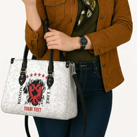 Personalized Kosova E Lire Leather Bag Kosova Albanian Flag - Wonder Print Shop
