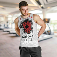 Personalized Kosova E Lire Men Tank Top Kosova Albanian Flag - Wonder Print Shop