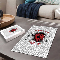 Personalized Kosova E Lire Puzzle Kosova Albanian Flag - Wonder Print Shop