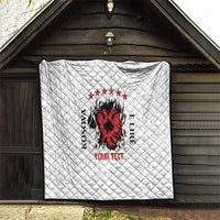 Personalized Kosova E Lire Quilt Kosova Albanian Flag - Wonder Print Shop