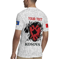 Personalized Kosova E Lire Rugby Jersey Kosova Albanian Flag - Wonder Print Shop
