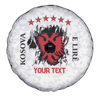 Personalized Kosova E Lire Spare Tire Cover Kosova Albanian Flag - Wonder Print Shop
