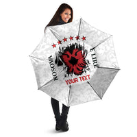 Personalized Kosova E Lire Umbrella Kosova Albanian Flag - Wonder Print Shop