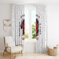 Personalized Kosova E Lire Window Curtain Kosova Albanian Flag - Wonder Print Shop