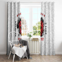 Personalized Kosova E Lire Window Curtain Kosova Albanian Flag - Wonder Print Shop