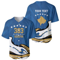 Personalized Kosova Nje Komb Nje Gjak Baseball Jersey Kosova 383 Independent Sice 2008 - Wonder Print Shop