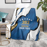 Personalized Kosova Nje Komb Nje Gjak Blanket Kosova 383 Independent Sice 2008 - Wonder Print Shop