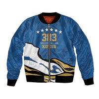Personalized Kosova Nje Komb Nje Gjak Bomber Jacket Kosova 383 Independent Sice 2008 - Wonder Print Shop