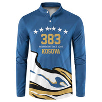 Personalized Kosova Nje Komb Nje Gjak Button Sweatshirt Kosova 383 Independent Sice 2008 - Wonder Print Shop