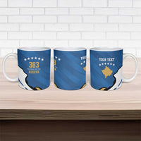 Personalized Kosova Nje Komb Nje Gjak Ceramic Mug Kosova 383 Independent Sice 2008 - Wonder Print Shop