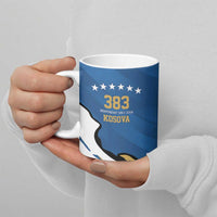 Personalized Kosova Nje Komb Nje Gjak Ceramic Mug Kosova 383 Independent Sice 2008 - Wonder Print Shop