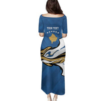 Personalized Kosova Nje Komb Nje Gjak Family Matching Puletasi and Hawaiian Shirt Kosova 383 Independent Sice 2008 - Wonder Print Shop