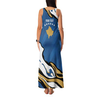 Personalized Kosova Nje Komb Nje Gjak Family Matching Tank Maxi Dress and Hawaiian Shirt Kosova 383 Independent Sice 2008 - Wonder Print Shop