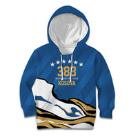 Personalized Kosova Nje Komb Nje Gjak Kid Hoodie Kosova 383 Independent Sice 2008 - Wonder Print Shop