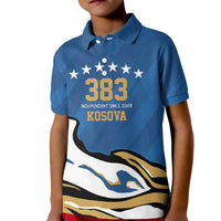 Personalized Kosova Nje Komb Nje Gjak Kid Polo Shirt Kosova 383 Independent Sice 2008 - Wonder Print Shop