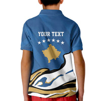 Personalized Kosova Nje Komb Nje Gjak Kid Polo Shirt Kosova 383 Independent Sice 2008 - Wonder Print Shop