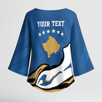 Personalized Kosova Nje Komb Nje Gjak Kimono Sleeve Blouse Kosova 383 Independent Sice 2008 - Wonder Print Shop