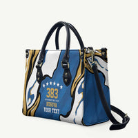 Personalized Kosova Nje Komb Nje Gjak Leather Bag Kosova 383 Independent Sice 2008 - Wonder Print Shop