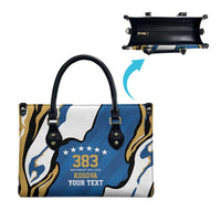 Personalized Kosova Nje Komb Nje Gjak Leather Bag Kosova 383 Independent Sice 2008 - Wonder Print Shop