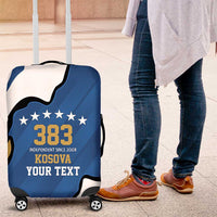 Personalized Kosova Nje Komb Nje Gjak Luggage Cover Kosova 383 Independent Sice 2008 - Wonder Print Shop