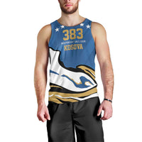 Personalized Kosova Nje Komb Nje Gjak Men Tank Top Kosova 383 Independent Sice 2008 - Wonder Print Shop