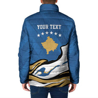 Personalized Kosova Nje Komb Nje Gjak Padded Jacket Kosova 383 Independent Sice 2008 - Wonder Print Shop