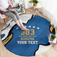 Personalized Kosova Nje Komb Nje Gjak Round Carpet Kosova 383 Independent Sice 2008 - Wonder Print Shop