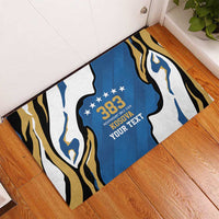 Personalized Kosova Nje Komb Nje Gjak Rubber Doormat Kosova 383 Independent Sice 2008 - Wonder Print Shop