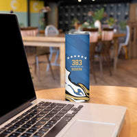 Personalized Kosova Nje Komb Nje Gjak Skinny Tumbler Kosova 383 Independent Sice 2008 - Wonder Print Shop