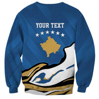 Personalized Kosova Nje Komb Nje Gjak Sweatshirt Kosova 383 Independent Sice 2008 - Wonder Print Shop