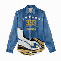 Personalized Kosova Nje Komb Nje Gjak Women Casual Shirt Kosova 383 Independent Sice 2008 - Wonder Print Shop