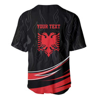Personalized Shqipe Albania Nation Flag Baseball Jersey Kuq E Zi Tiranaproud Albanian - Wonder Print Shop