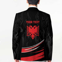 Personalized Shqipe Albania Nation Flag Blazer Kuq E Zi Tiranaproud Albanian - Wonder Print Shop